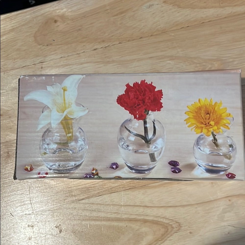 New set of 3 mini vases